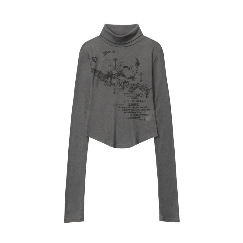 Nariele Fun Skull Alphabet Print Babes Tee