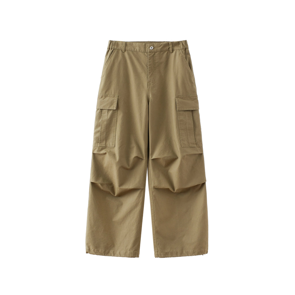 BUTTBILL Bamboo Cotton Leavened Washed Japanese Commuter Pants