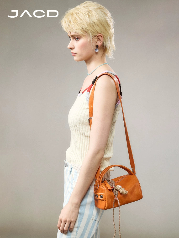 JACD Premium Sense Portable Messenger Cylinder Bag