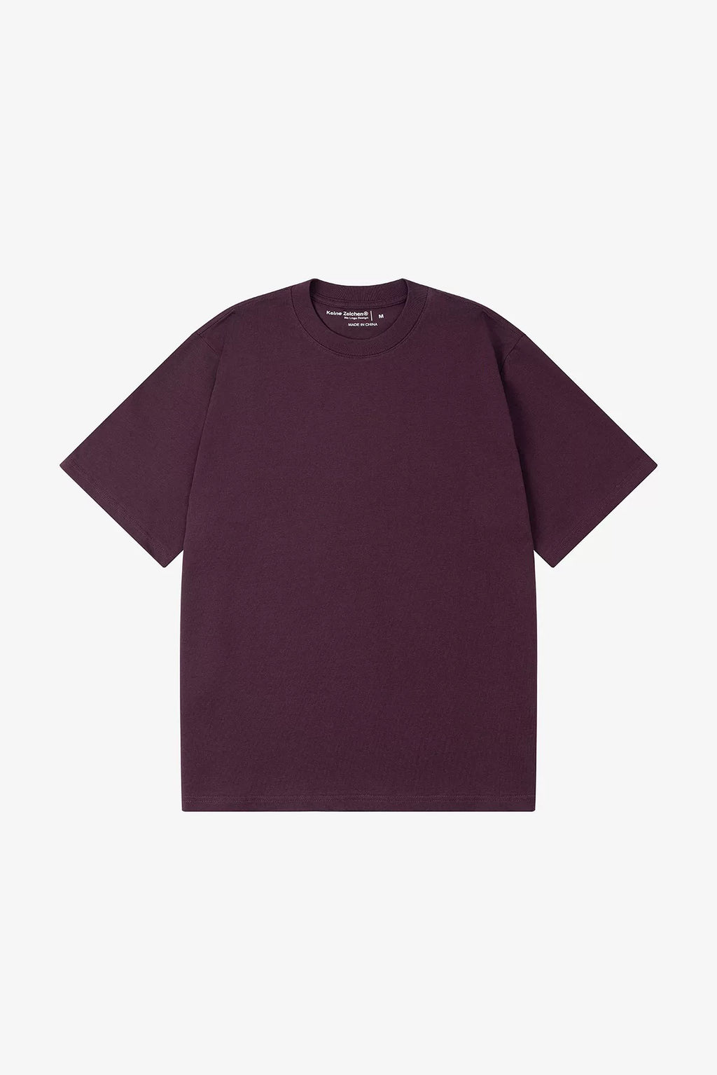 NO LOGO Xinjiang Long-Staple Cotton Boxy Wide-Fit Round Neck Basic T-Shirt