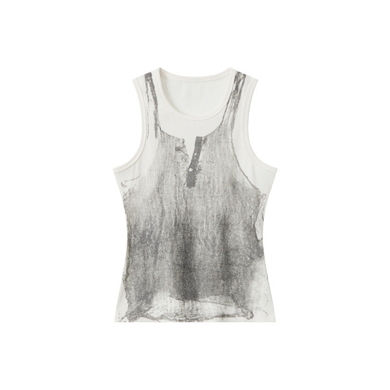 Nariele Personality Fun Printed Hottie Vest