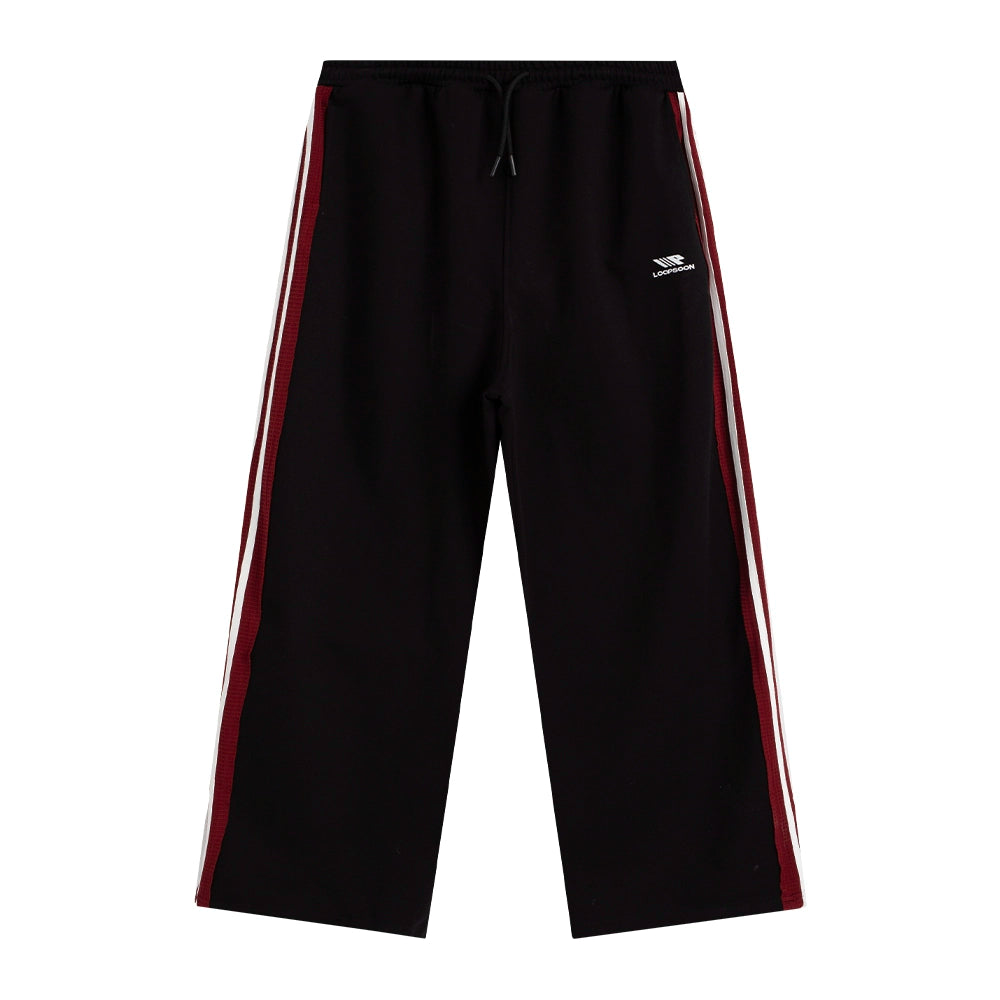 Loopsoon Fashion Splicing Loose Set