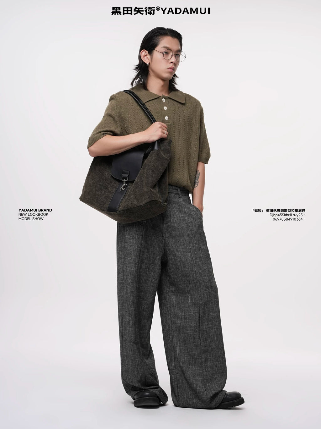 YADAMUI High-end One-shoulder Canvas Tote Bag