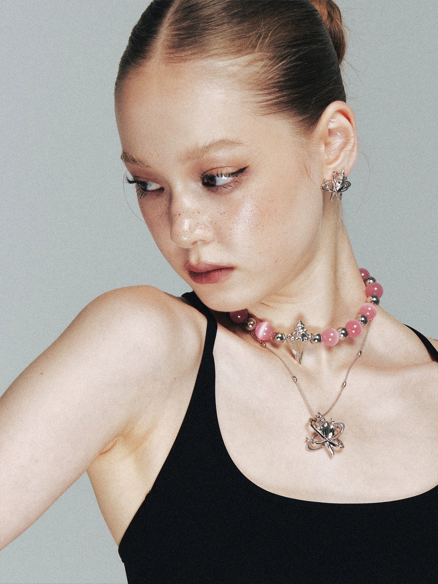 1JINN Conch Star Crystal Light Luxury Clavicle Chain
