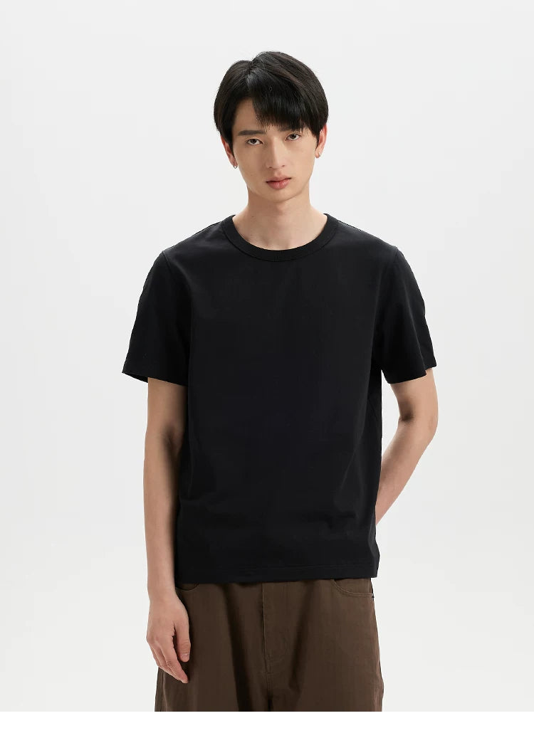 BUTTBILL Front Shoulder Cool Small Neckline Tee