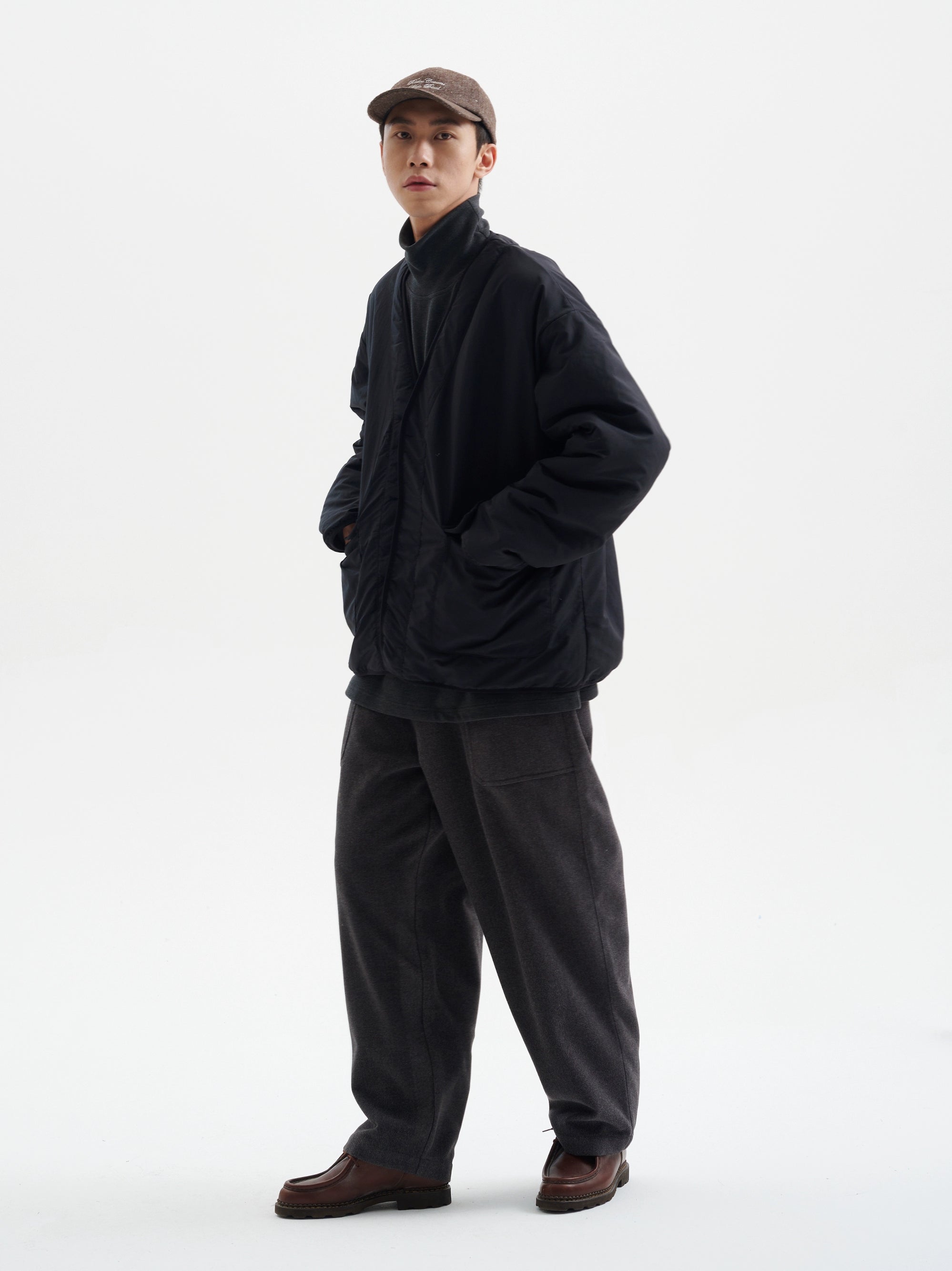 BUTTBILL 450G three-pin five-thread double-sided cotton Japanese Jacket