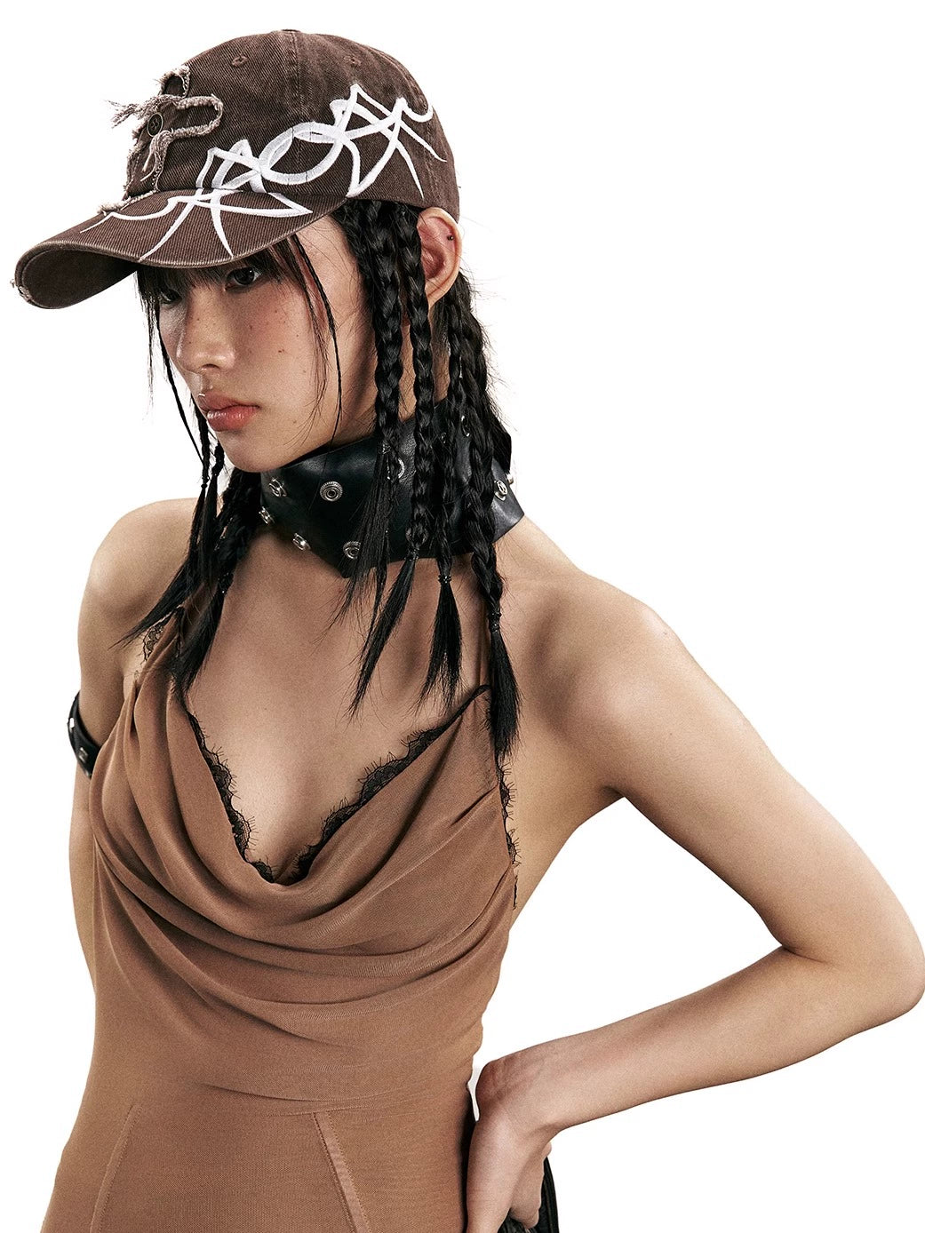 SANB American Street Embroidery Cross Heavy Industry Cap