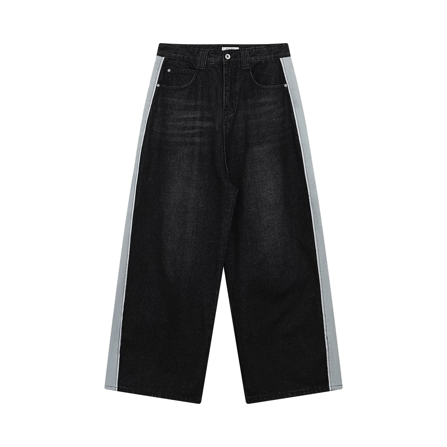 FUNKYFUN Contrast Webbing Jeans