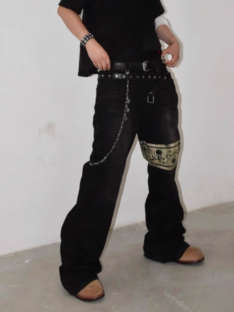 KONOOT Micro Straight Loose Jeans