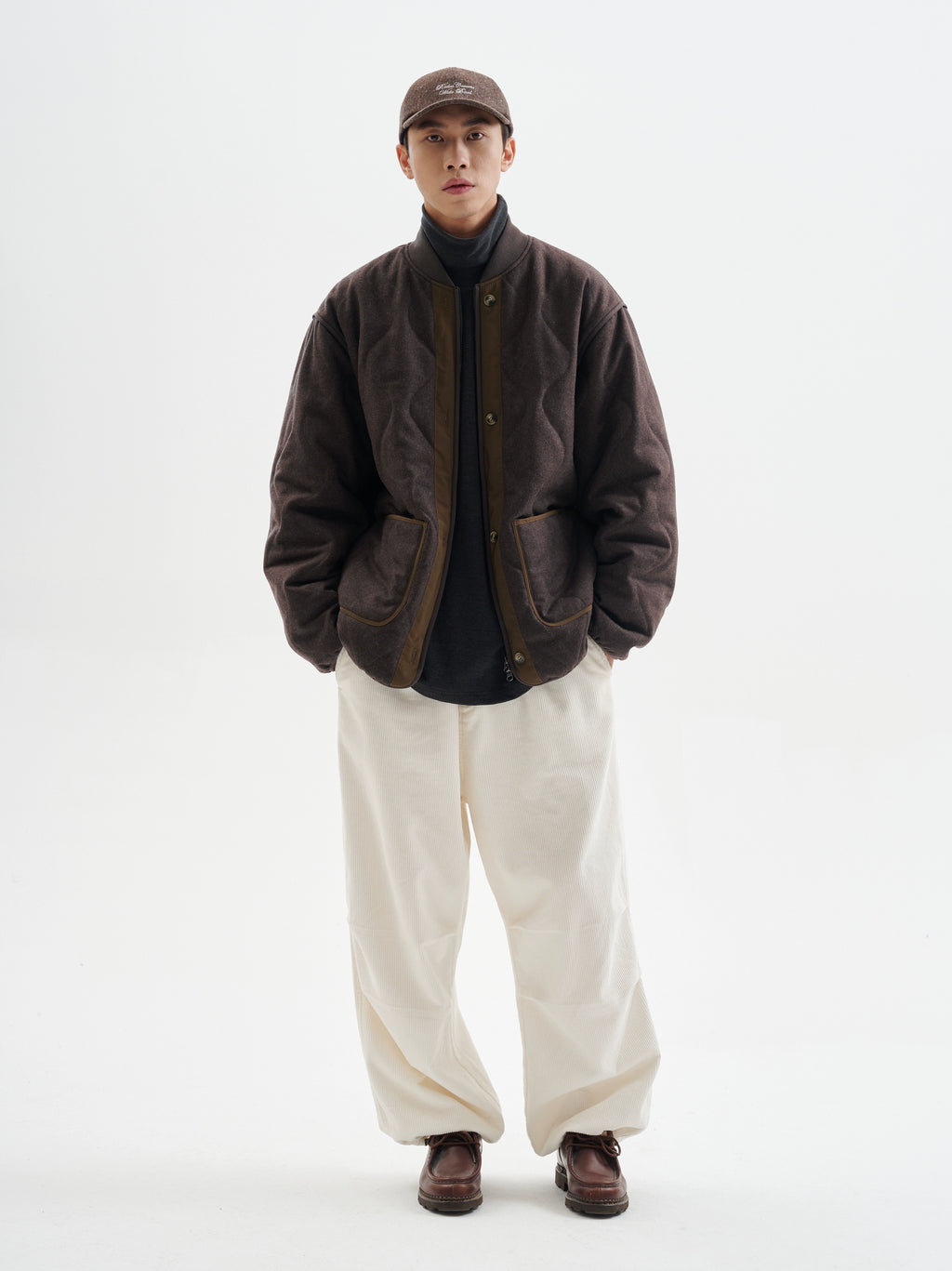 BUTTBILL Japanese woolen 3m Shirley quilting cotton rhombus graphene Jacket