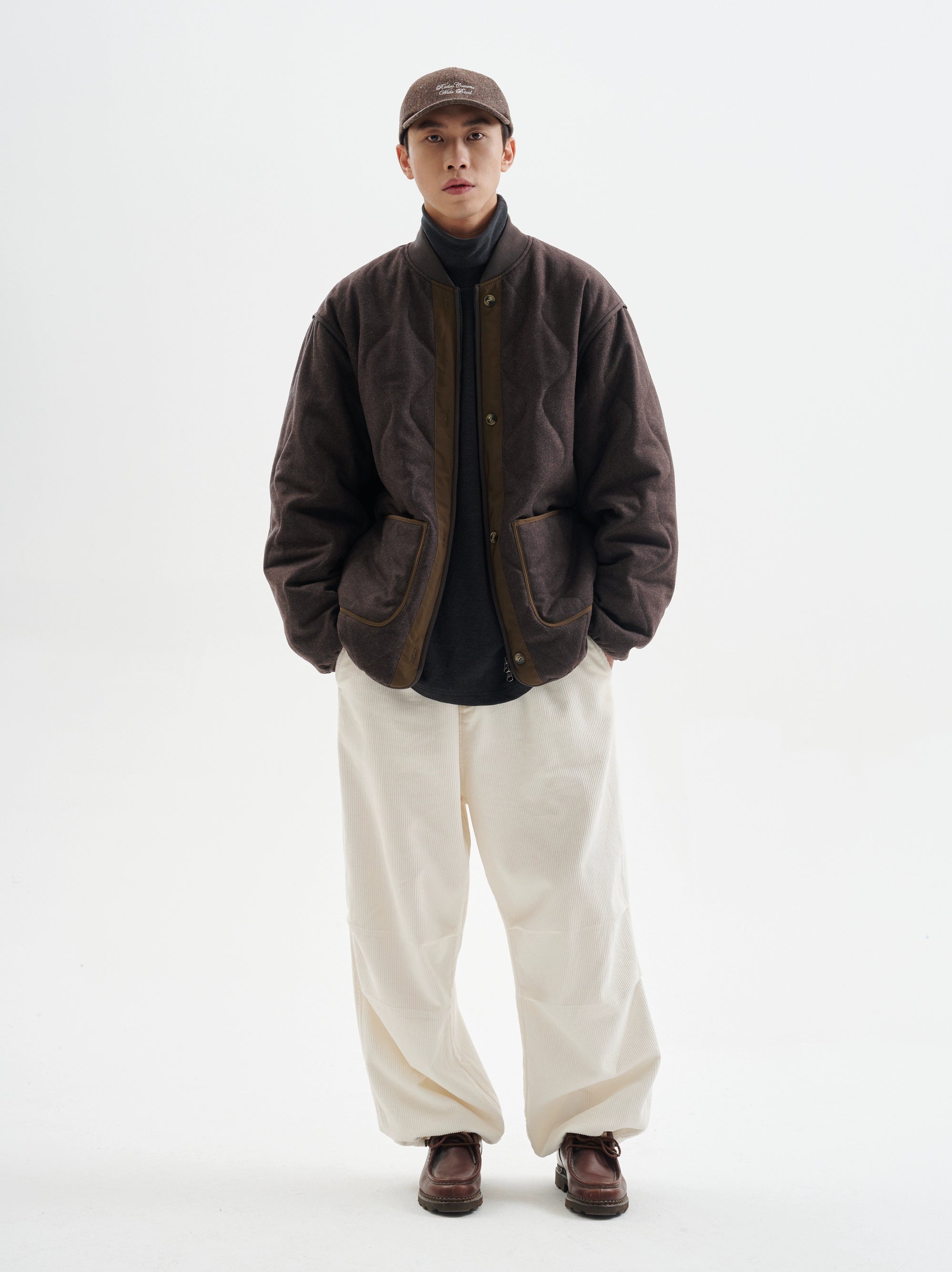 BUTTBILL Japanese woolen 3m Shirley quilting cotton rhombus graphene Jacket