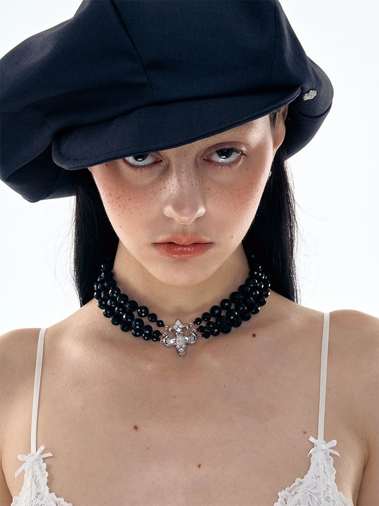 1JINN Iris Black Onyx Necklace