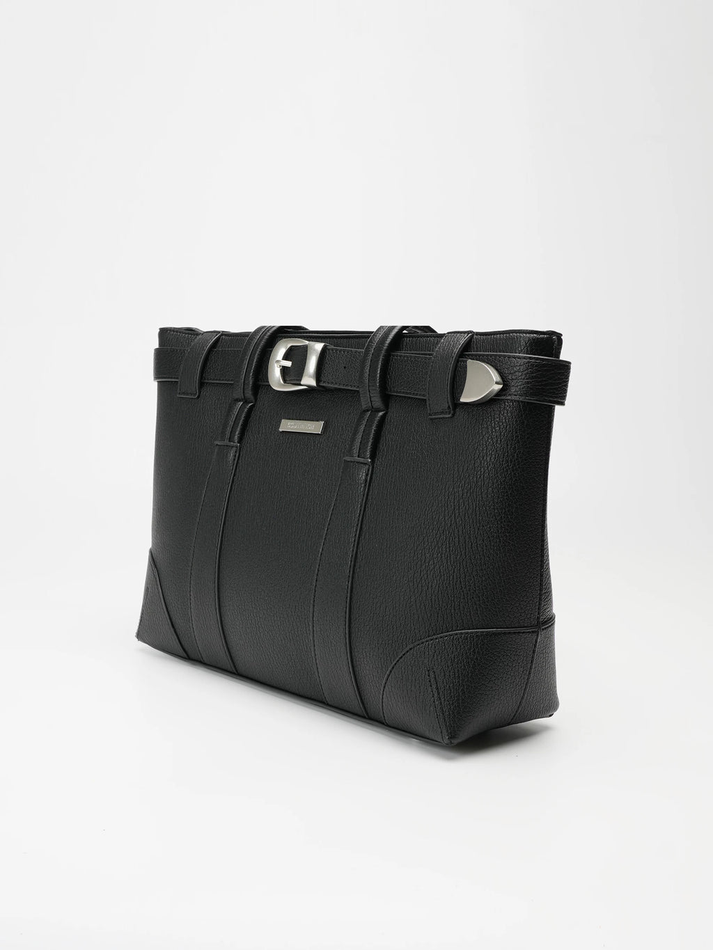 Southfish Leather Strap Tote Bag