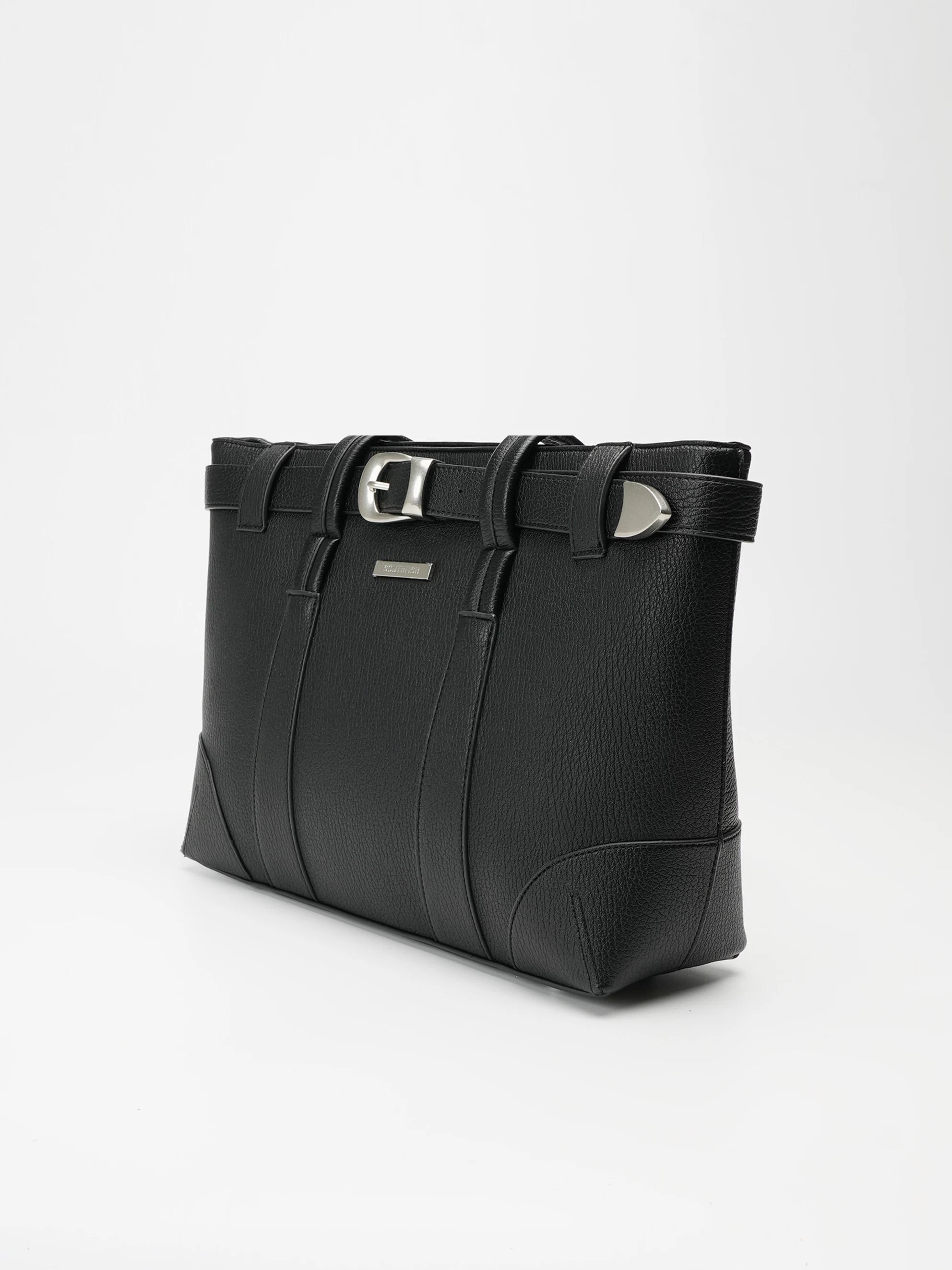Southfish Leather Strap Tote Bag