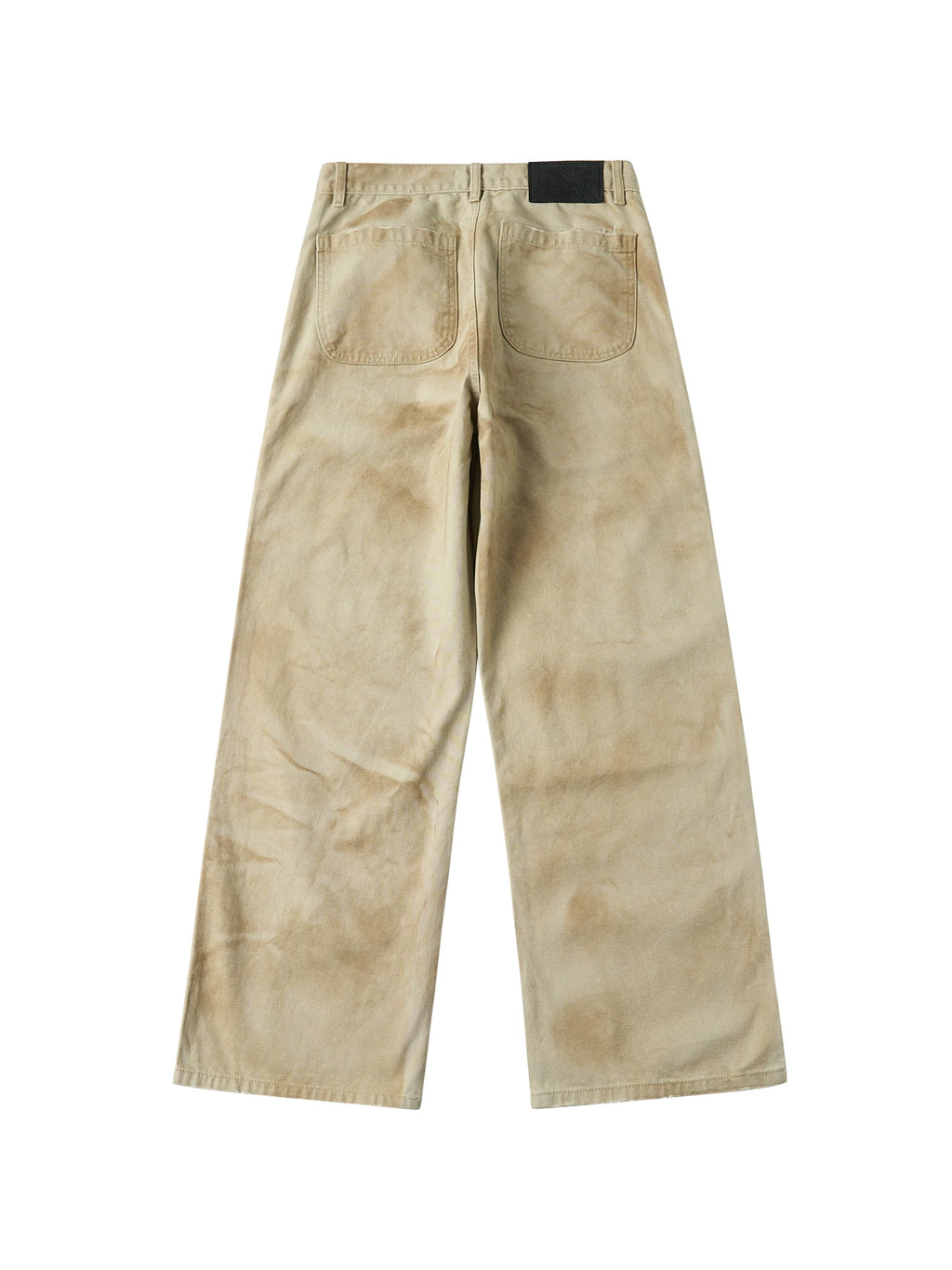 SAXGENWON Embroidered Loose Straight Overalls
