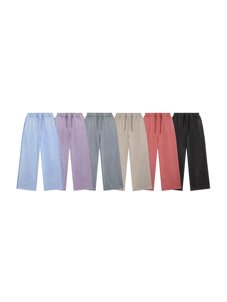 PLUS NO LOGO Retro Wide-leg Casual Sweatpants