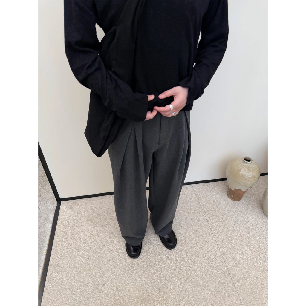 Anniehall Loose Drape Casual Trousers
