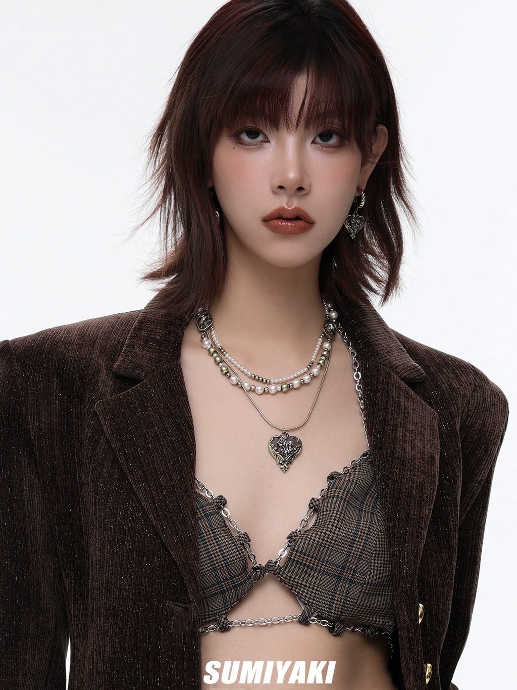 SUMIYAKI Rose Vintage American Hottie Collarbone Chain