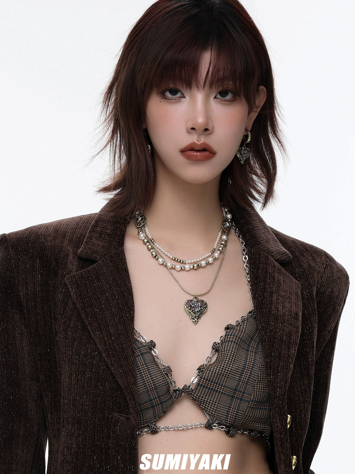 SUMIYAKI Rose Vintage American Hottie Collarbone Chain