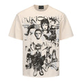 PAIKI Spiritual Portrait Retro Printed Tee