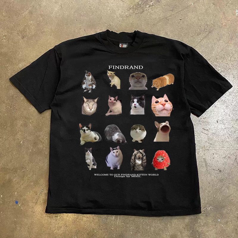 UPUPXIA Animal Print Casual Versatile Tee