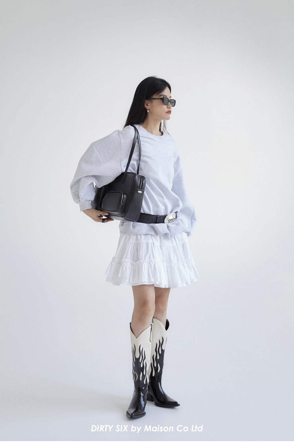 DirtySix Pierre Cow Split Leather Toast Bag