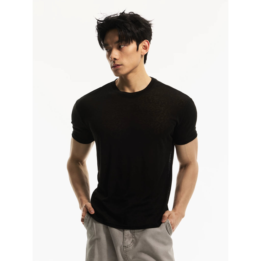 DAY NY Cool and Light Front Shoulder Casual Tee