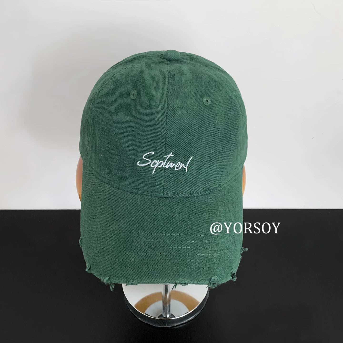 YORSOY Retro Old Ripped Baseball Cap