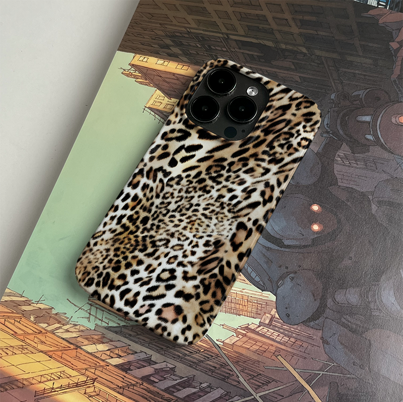 Pbcase Leopard Print Personality Niche Apple Phone Case