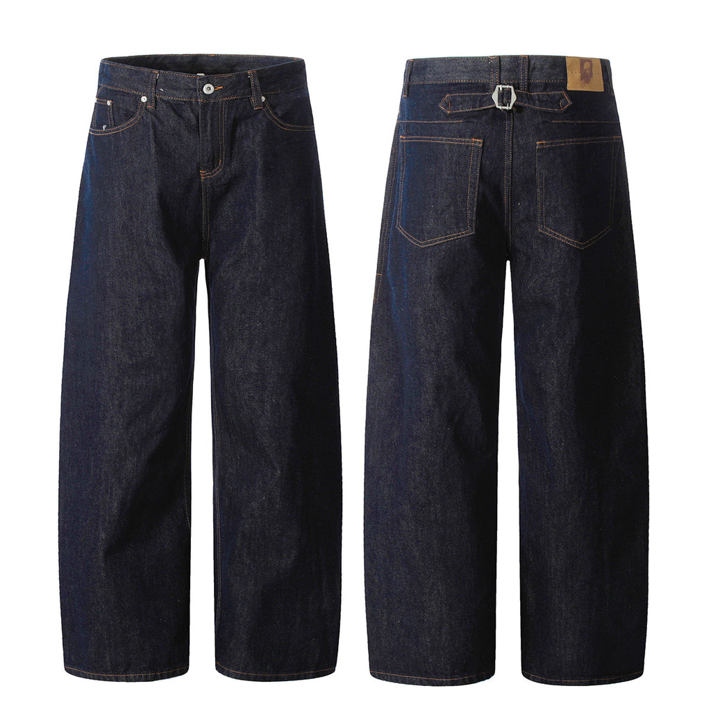 11KN Pleated Japanese Raw Denim Jeans