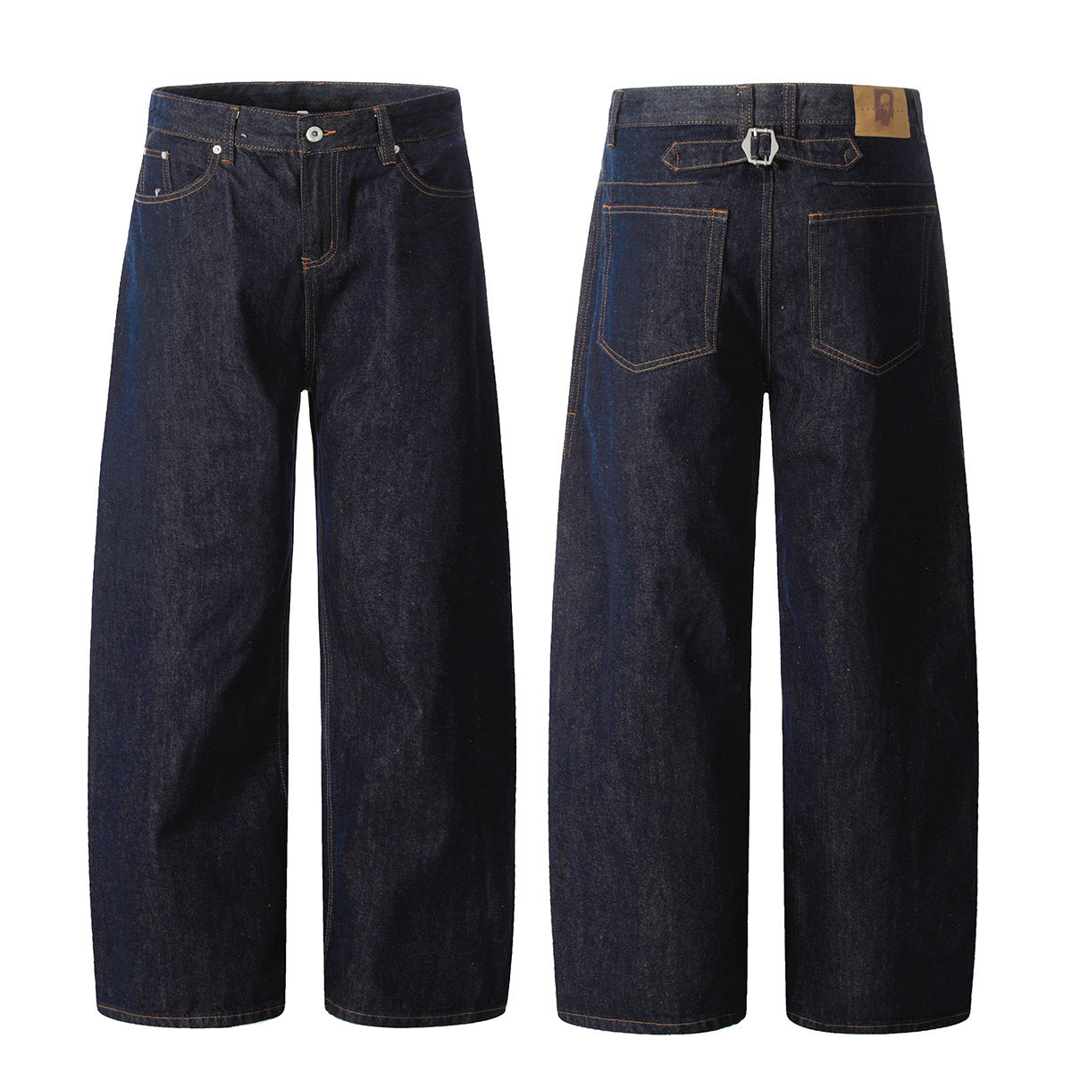 11KN Pleated Japanese Raw Denim Jeans