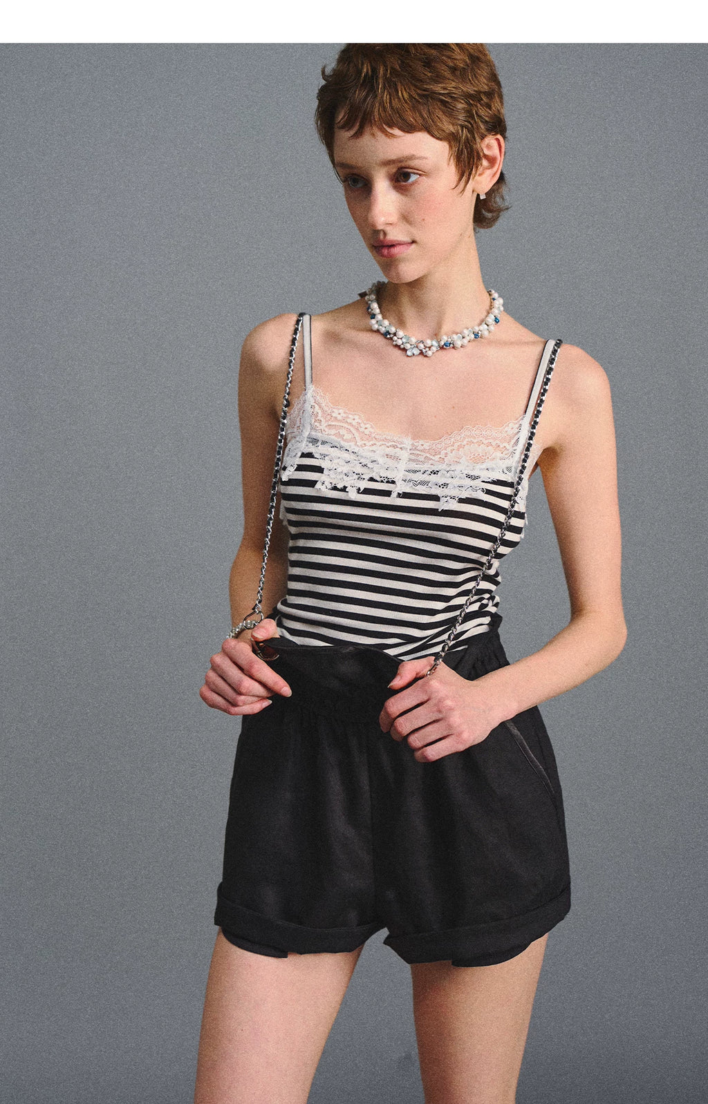 AGAM Lazy Versatile Overalls Shorts