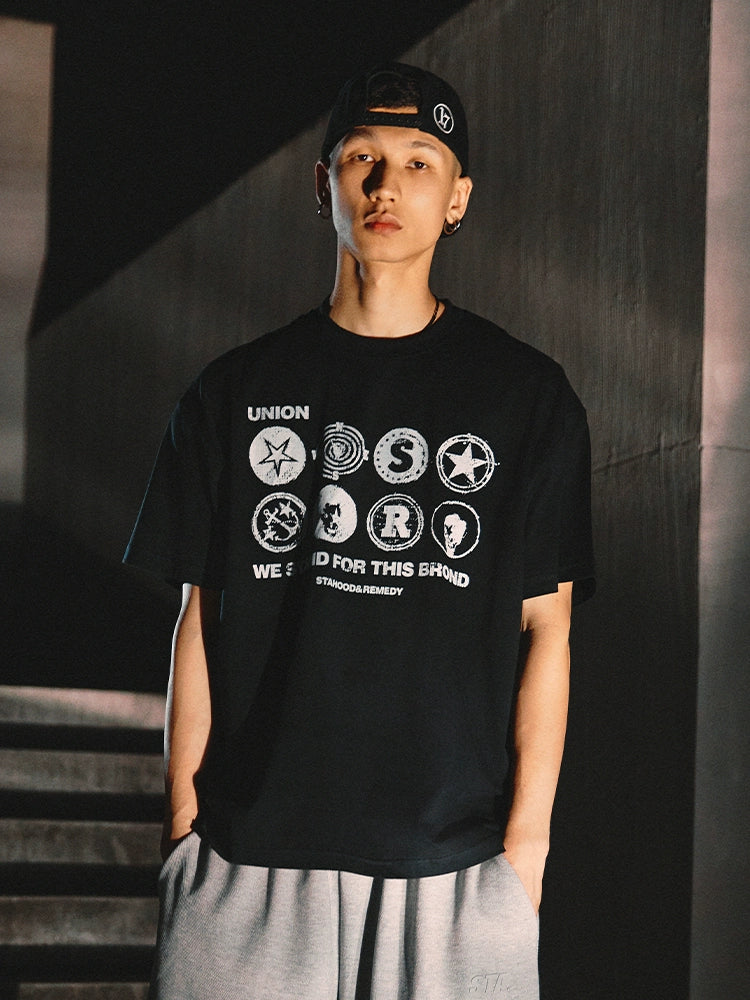 STA X RMD Military Badge Loose Tee