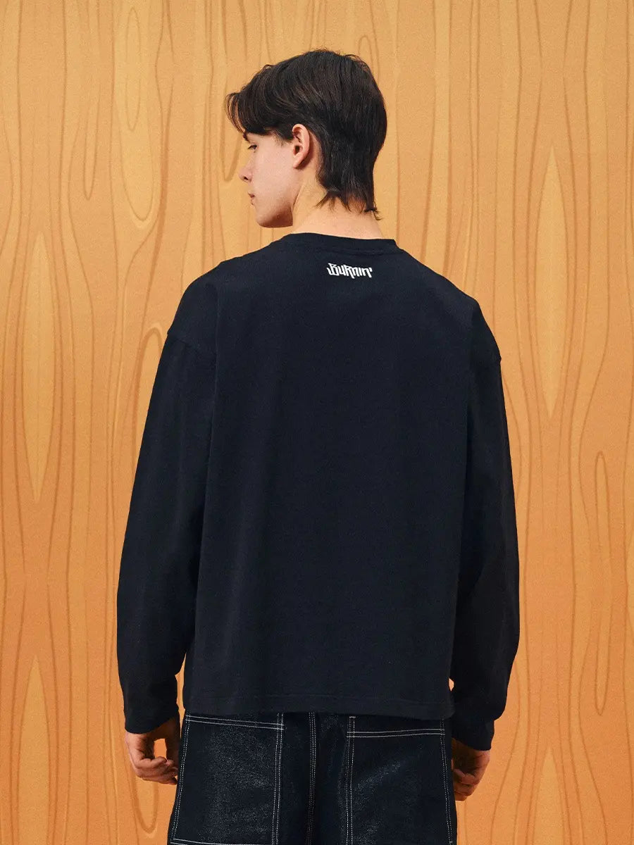 BURNIN Vintage Simple Casual Long Sleeve