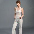 AGAM Satin Beads Stacked Neck Sling