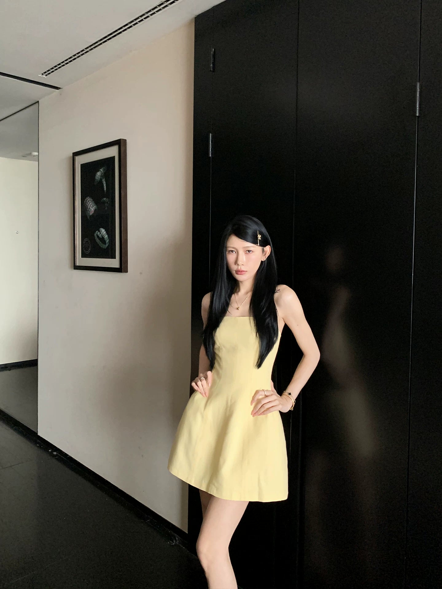 YOUNG KYLIN Retro Waist Dress