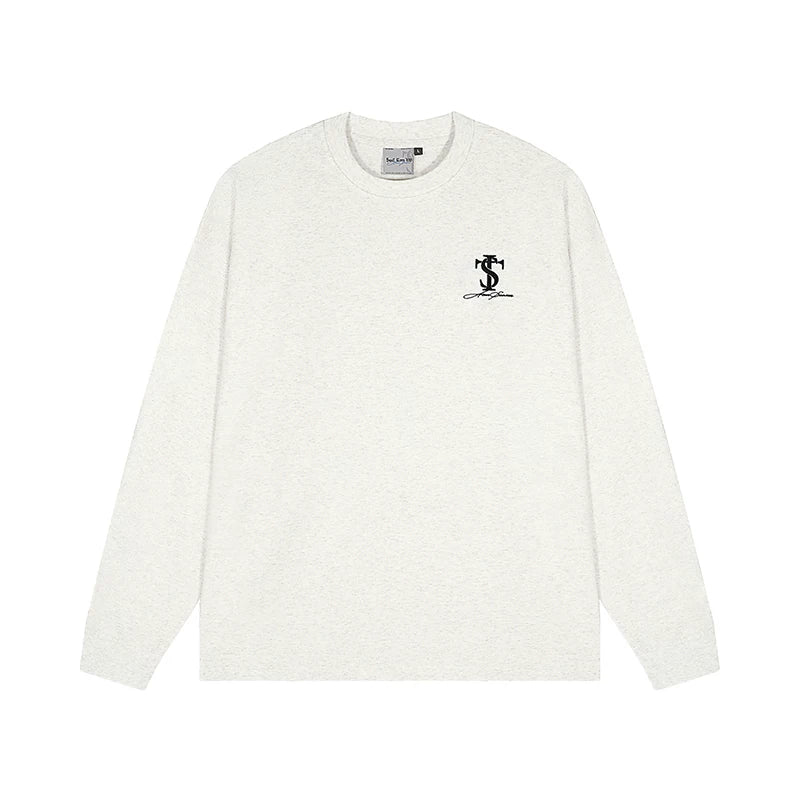 STK Hip Hop Embroidery LOGO Casual Long Sleeve