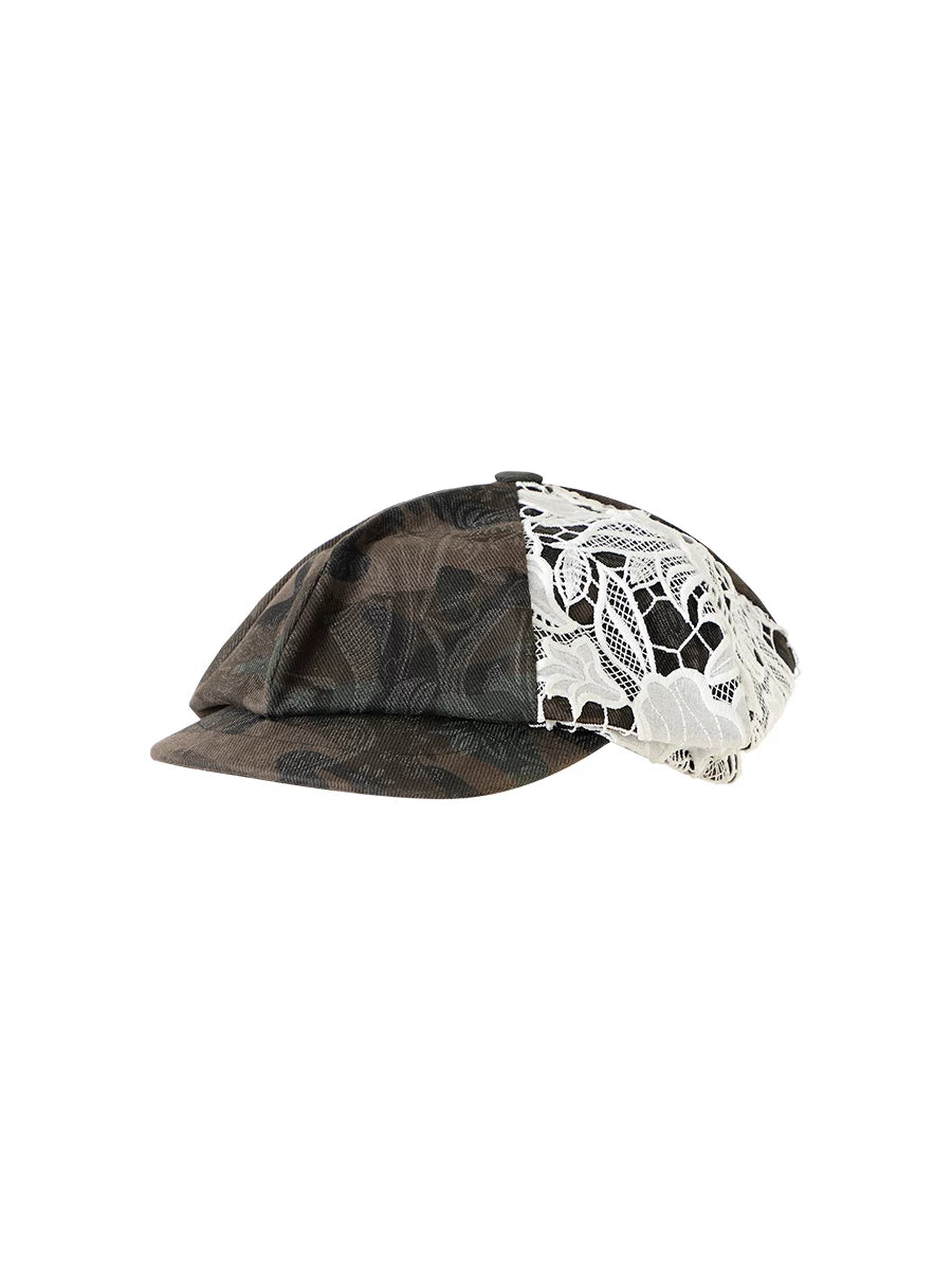 CONP Vintage Camo Lace Beret
