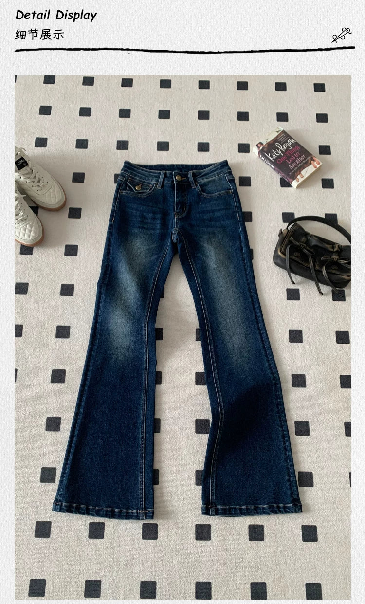 Popchee Slim Mid-rise Jeans