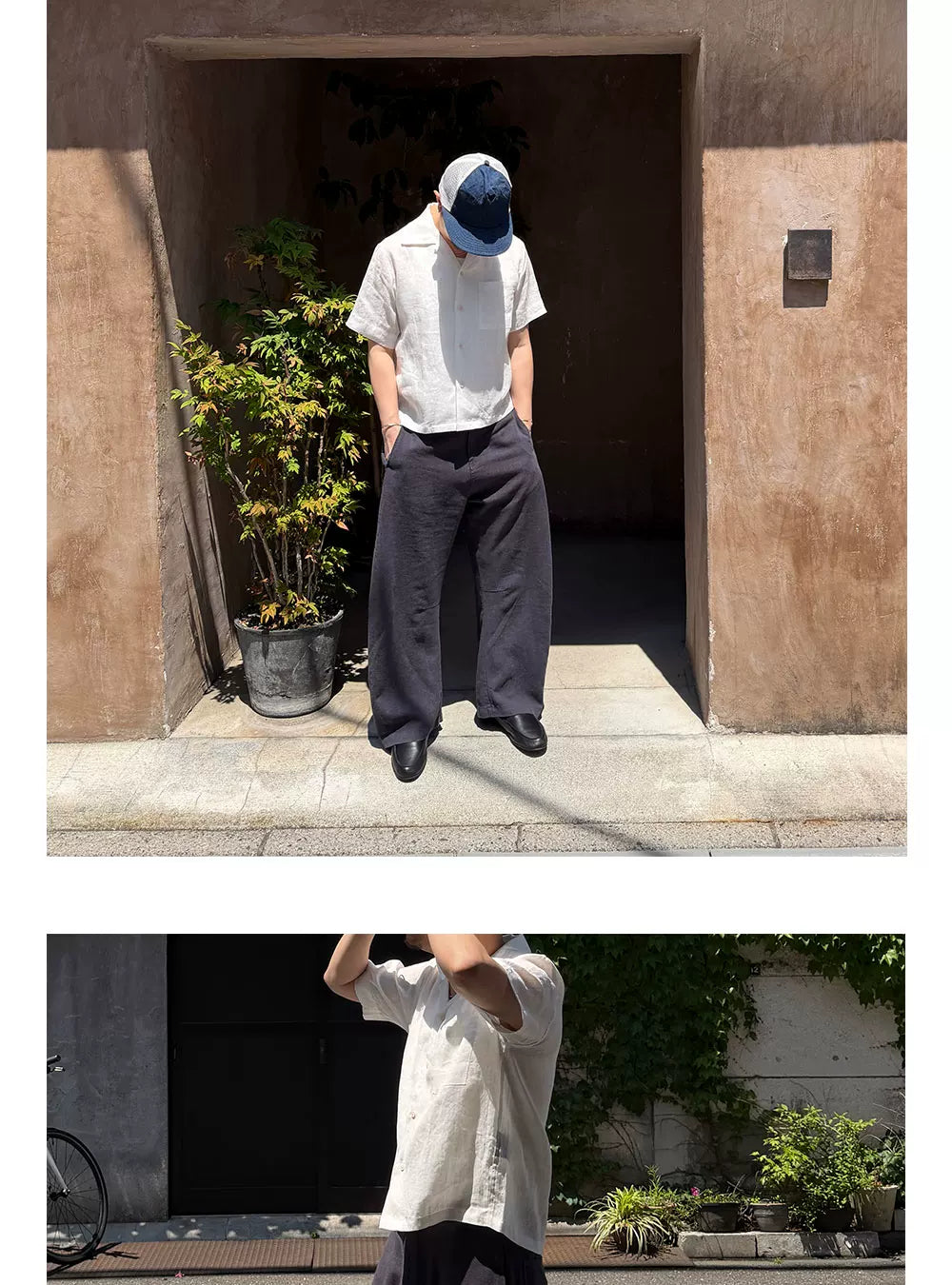Anniehall Lapel Short Casual Short Sleeve Shirt