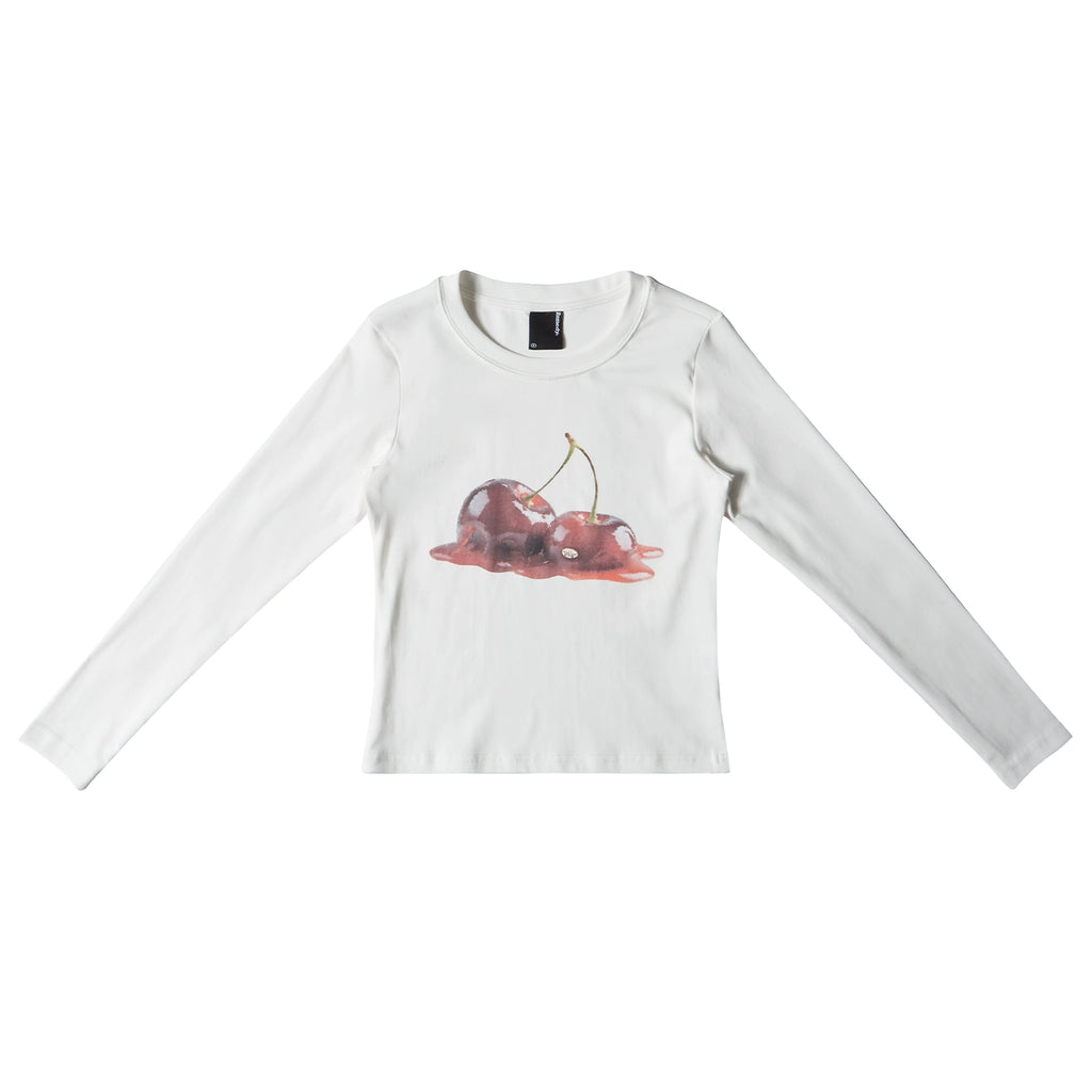 Remedy Fun Jam Print Front Shoulder Slim Short Long Sleeve