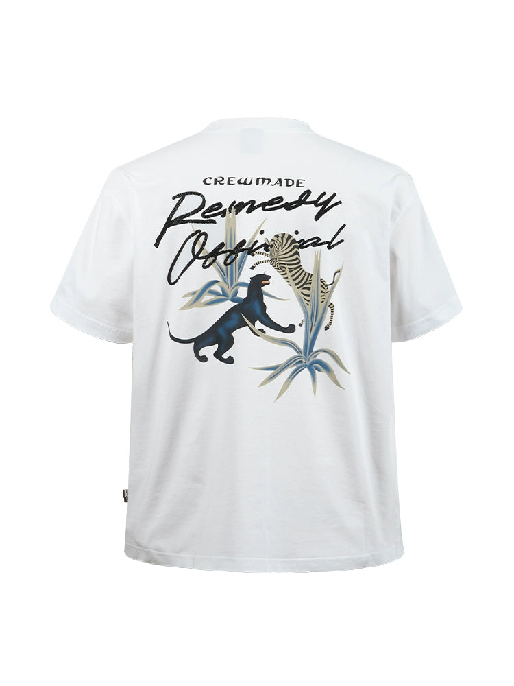 Remedy Black Panther Hot Diamond Tide Brand Loose Tee