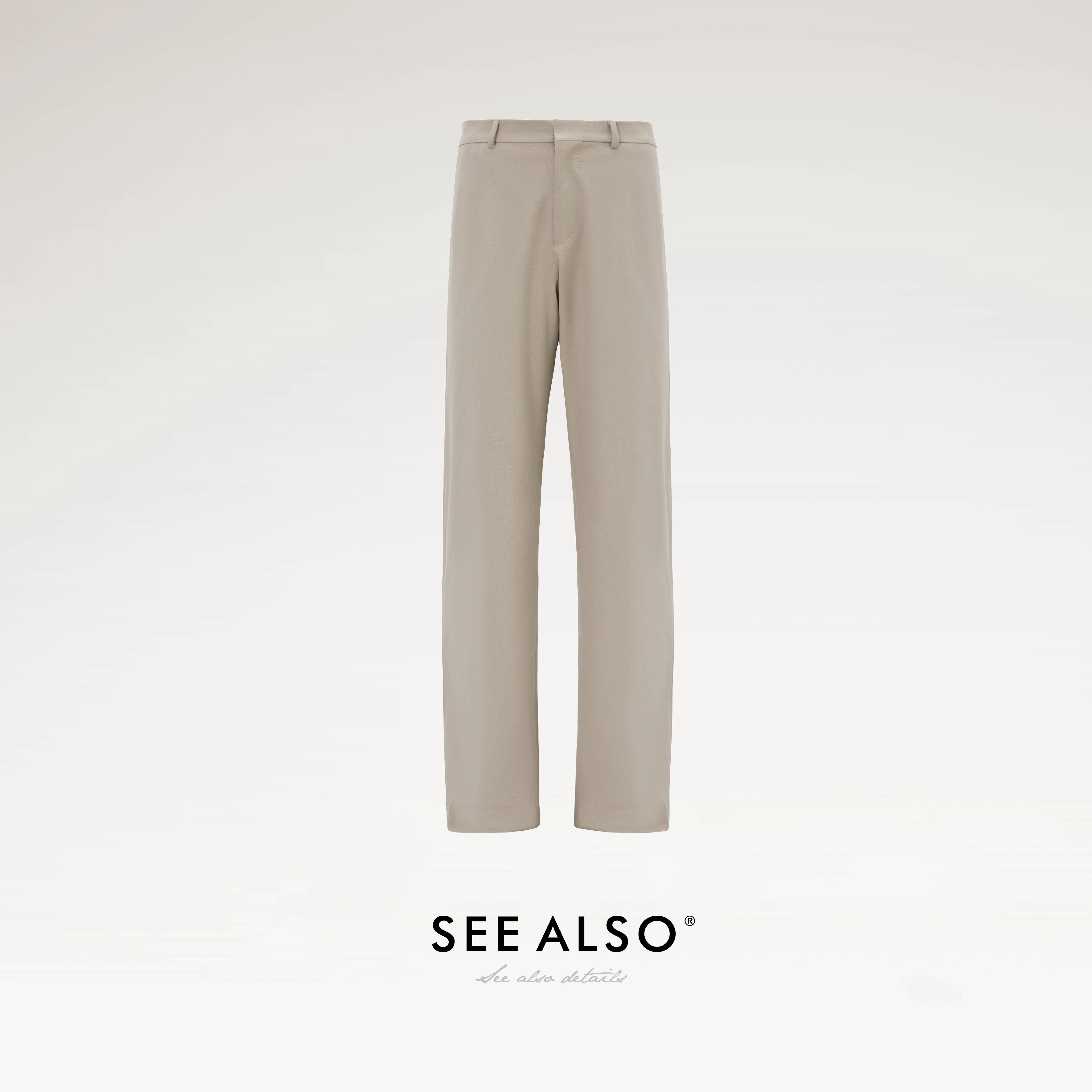 SEE ALSO Slack Drape Straight Casual Trousers