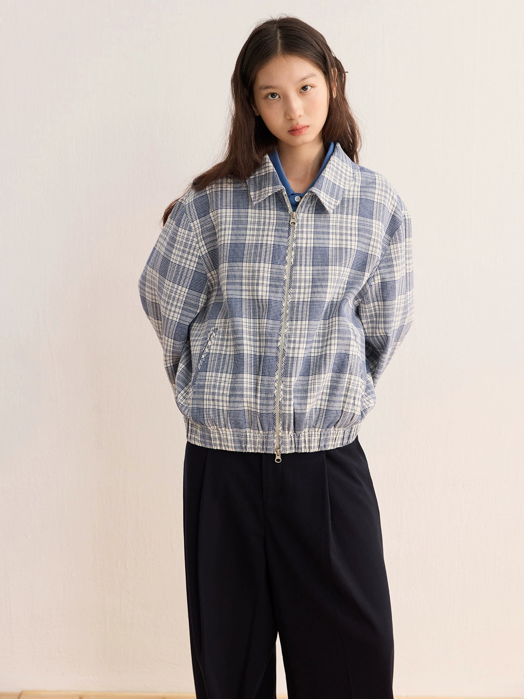 CARPEM Short Plaid Jacket
