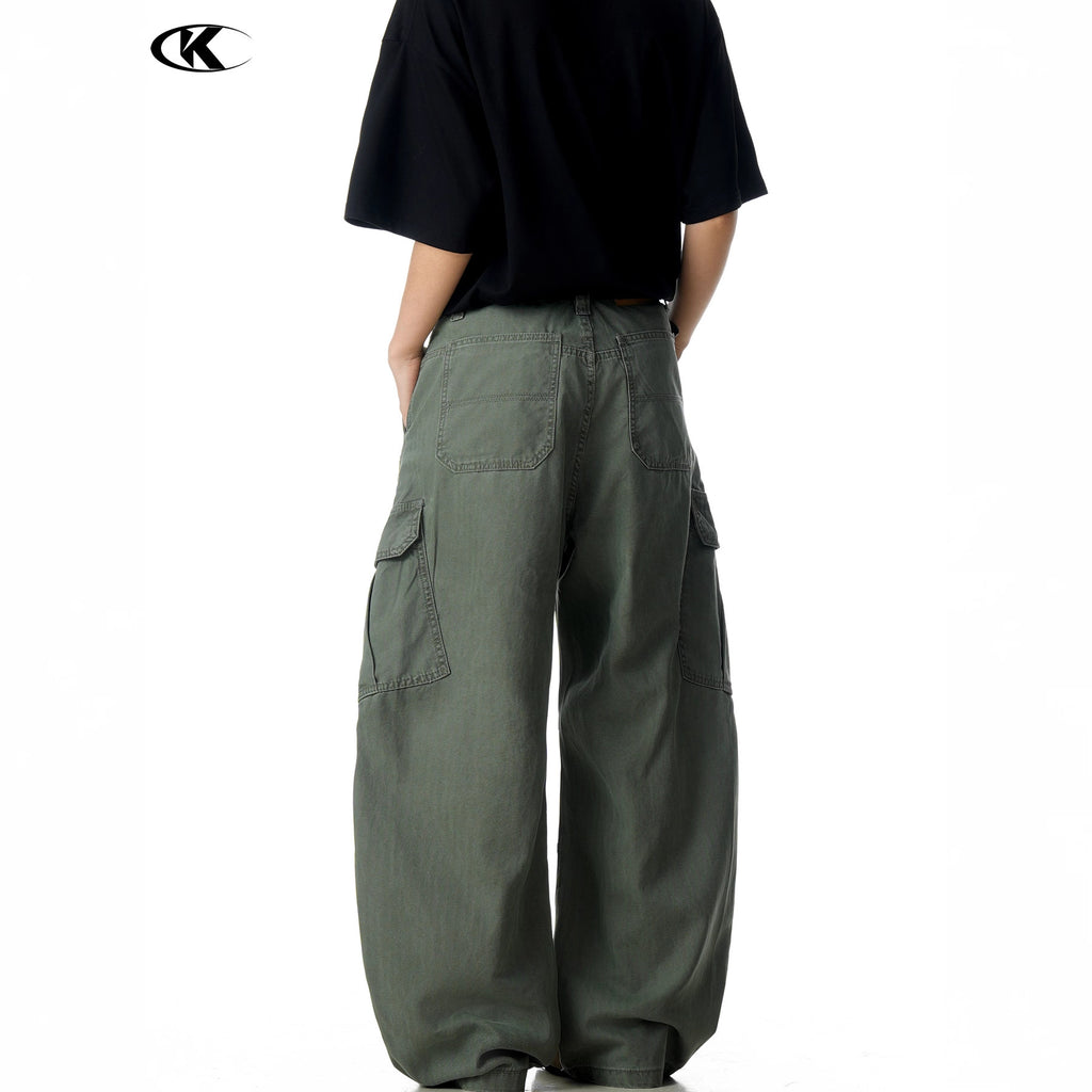 11KN Retro Slim Loose Versatile Scimitar Pants