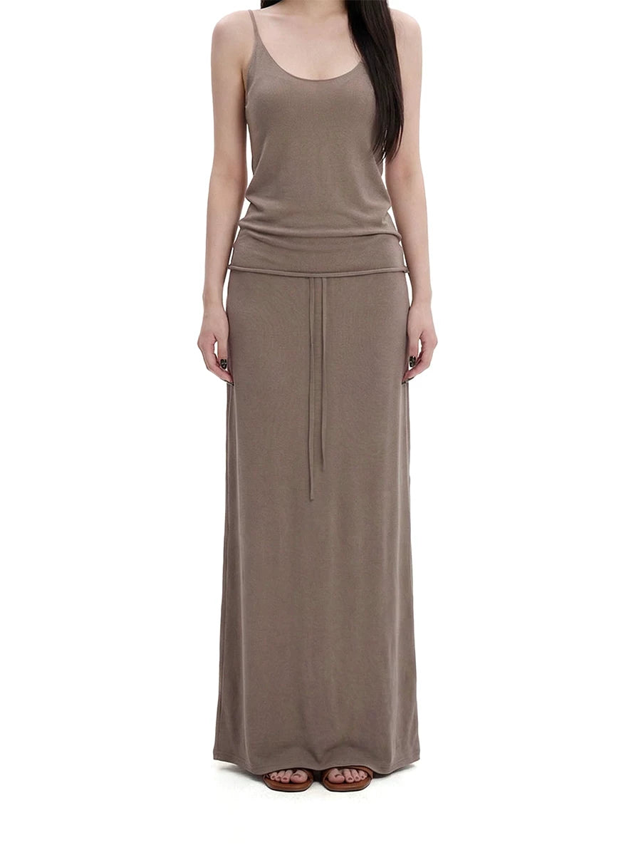 WITHMIN Retro Versatile Straight Dress