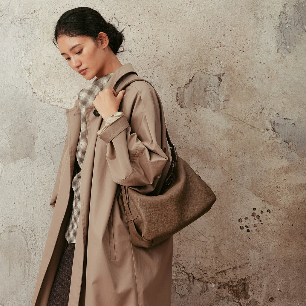 AVALEA First-layer Cowhide Underarm Bag