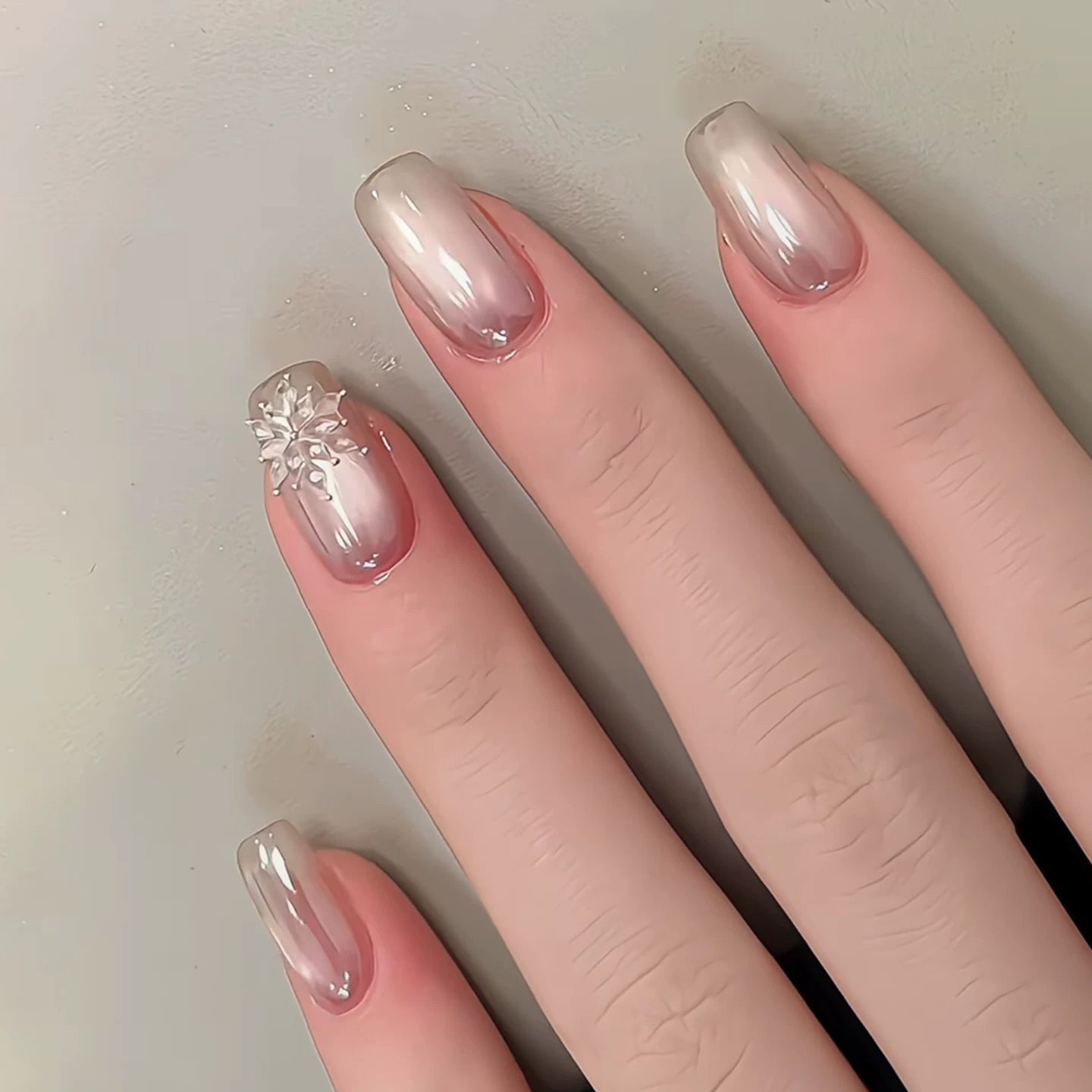 Coco Temperament Light Luxury High Sense White Handmade Manicure Wear Nail