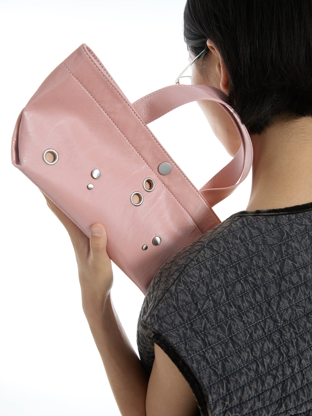 DirtySix Simple Versatile Rivet Handbag