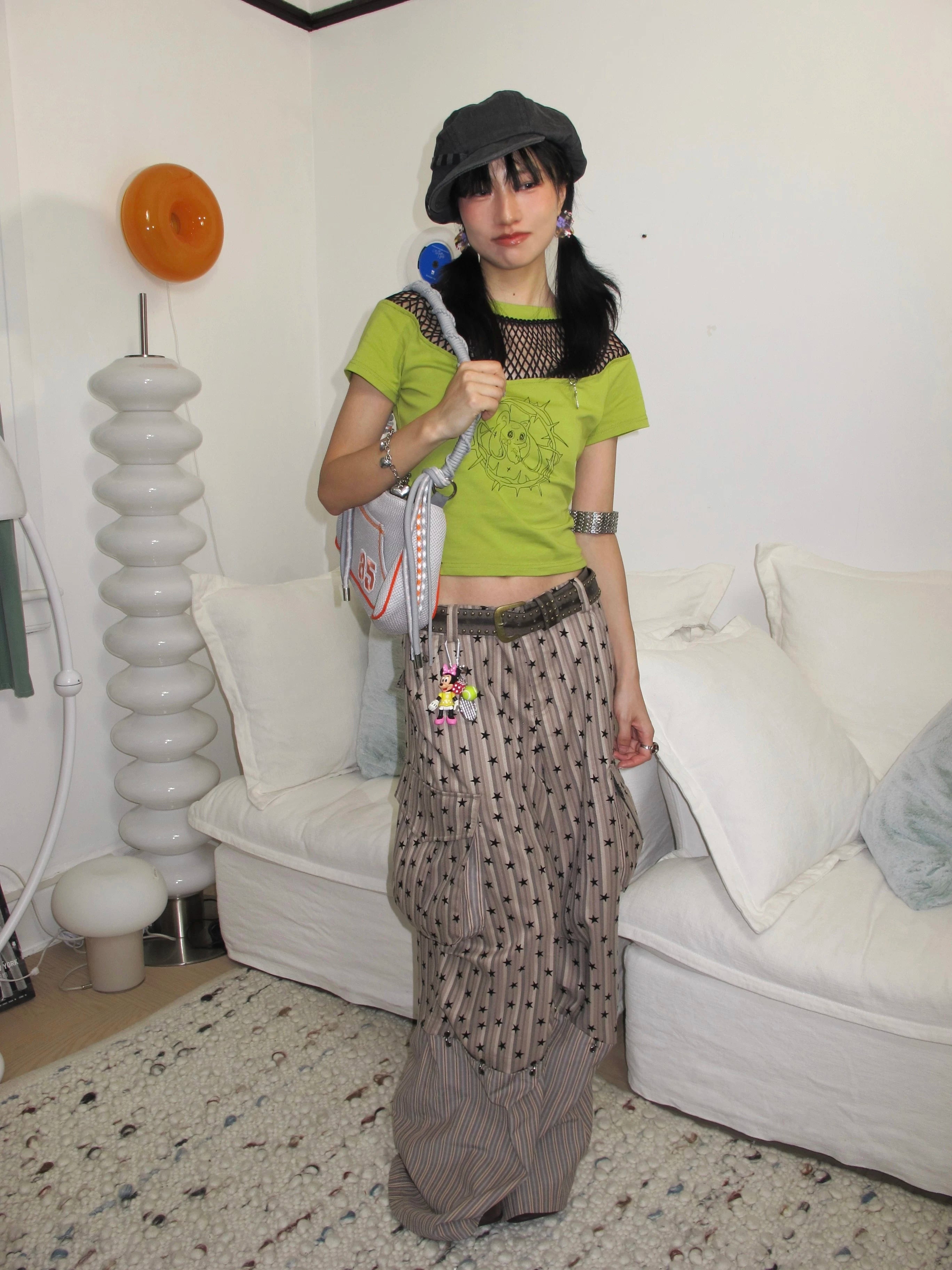 Enteralt Three-dimensional Star Slacks